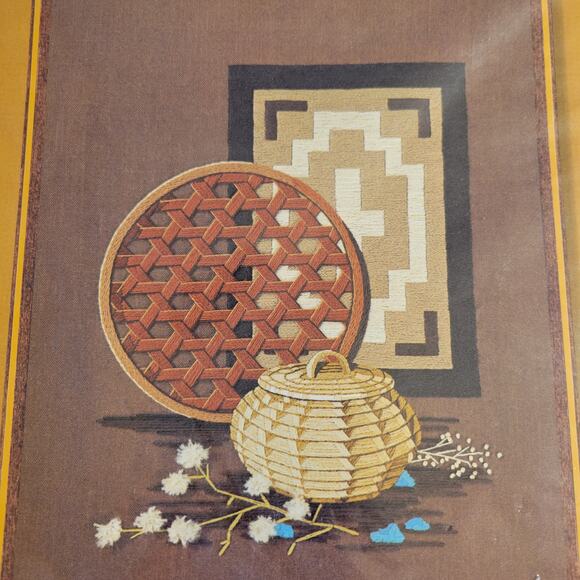 Sunset Stitchery "American Heritage" Needlepoint Kit 16x20 Sealed Vintage 1977 - Picture 12 of 14